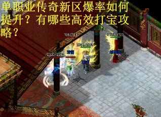 单职业传奇新区爆率如何提升?有哪些高效打宝攻略? 单职业传奇新区爆率如何提升?有哪些高效打宝攻略?