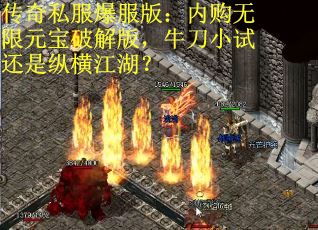 传奇私服爆服版：内购无限元宝破解版，牛刀小试还是纵横江湖？