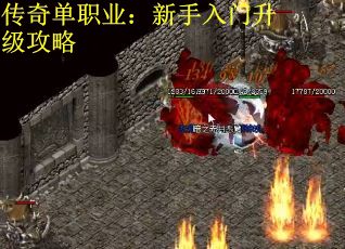 传奇单职业：新手入门升级攻略