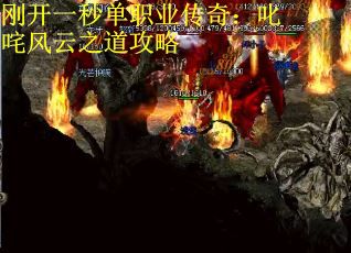 刚开一秒单职业传奇：叱咤风云之道攻略