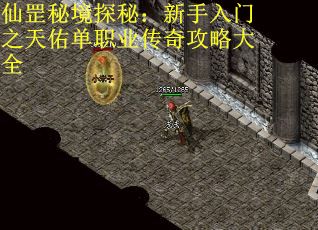仙罡秘境探秘：新手入门之天佑单职业传奇攻略大全