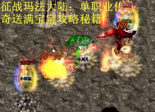 征战玛法大陆：单职业传奇送满宝宝攻略秘籍