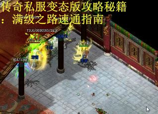 传奇私服变态版攻略秘籍：满级之路速通指南