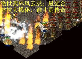 绝世武林风云录：最强合体技大揭秘，谁才是传奇之巅？