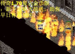 传奇1.70复古金币版：新手攻略大放送，助你早日称霸玛法