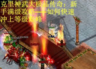 克里神武大极品传奇：新手满级攻略——如何快速冲上等级巅峰