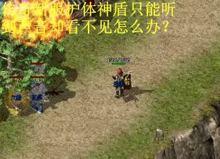 传奇新服护体神盾只能听到声音却看不见怎么办？