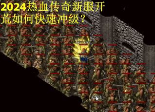 2024热血传奇新服开荒如何快速冲级？